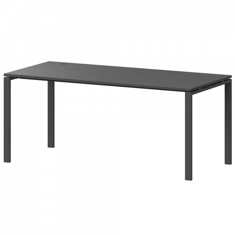 Стол на металлокаркасе АМ-004 Антрацит/Антрацит 1600x730x760 Арго-М