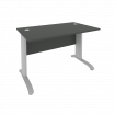 Riva Metal-L Стол письменный ПЛ.СП-2 Антрацит/Металл Серый 1200*720*750