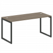 Metal System Quattro Стол письменный на О-образном м/к 40БО.СП-4 Вяз Благородный/Металл Антрацит 160