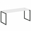 Metal System Quattro Стол письменный на О-образном м/к 40БО.СП-5 Белый/Металл Антрацит 1800*720*750
