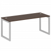 Metal System Quattro Стол письменный на О-образном м/к 50БО.СП-5 Венге Цаво/Металл Серый 1800*720*75