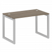 Metal System Quattro Стол письменный на О-образном м/к 50БО.СП-2 Вяз Благородный/Металл Серый 1200*7