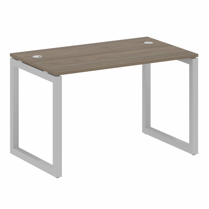 Metal System Quattro Стол письменный на О-образном м/к 50БО.СП-2 Вяз Благородный/Металл Серый 1200*7