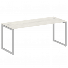 Metal System Quattro Стол письменный на О-образном м/к 40БО.СП-5 Дуб Наварра/Металл Серый 1800*720*7