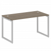 Metal System Quattro Стол письменный на О-образном м/к 40БО.СП-3 Вяз Благородный/Металл Серый 1400*7