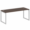Metal System Quattro Стол письменный на О-образном м/к 40БО.СП-5 Венге Цаво/Металл Серый 1800*720*75