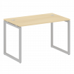 Metal System Quattro Стол письменный на О-образном м/к 40БО.СП-2 Акация Лорка/Металл Серый 1200*720*