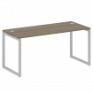 Metal System Quattro Стол письменный на О-образном м/к 40БО.СП-4 Вяз Благородный/Металл Серый 1600*7
