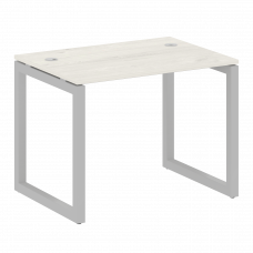 Metal System Quattro Стол письменный на О-образном м/к 50БО.СП-1 Дуб Наварра/Металл Серый 1000*720*7