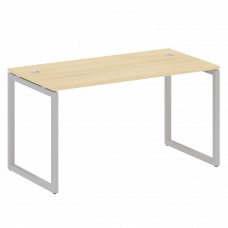 Metal System Quattro Стол письменный на О-образном м/к 40БО.СП-3 Акация Лорка/Металл Серый 1400*720*