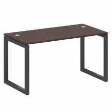 Metal System Quattro Стол письменный на О-образном м/к 50БО.СП-3 Венге Цаво/Металл Антрацит 1400*720