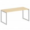 Metal System Quattro Стол письменный на О-образном м/к 40БО.СП-4 Акация Лорка/Металл Серый 1600*720*