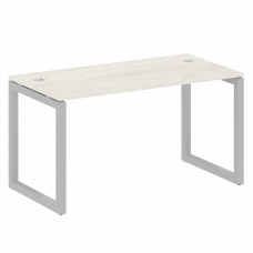 Metal System Quattro Стол письменный на О-образном м/к 50БО.СП-3 Дуб Наварра/Металл Серый 1400*720*7