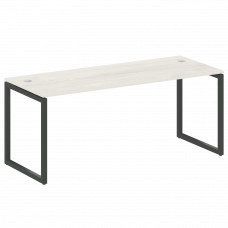 Metal System Quattro Стол письменный на О-образном м/к 40БО.СП-5 Дуб Наварра/Металл Антрацит 1800*72