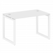 Metal System Quattro Стол письменный на О-образном м/к 50БО.СП-2 Белый/Металл Белый 1200*720*750