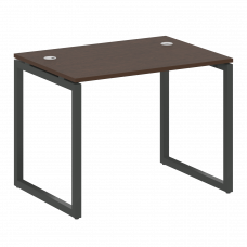 Metal System Quattro Стол письменный на О-образном м/к 40БО.СП-1 Венге Цаво/Металл Антрацит 1000*720