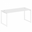 Metal System Quattro Стол письменный на О-образном м/к 40БО.СП-4 Белый/Металл Белый 1600*720*750