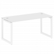 Metal System Quattro Стол письменный на О-образном м/к 50БО.СП-4 Белый/Металл Белый 1600*720*750