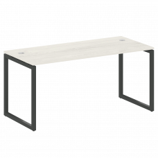 Metal System Quattro Стол письменный на О-образном м/к 40БО.СП-4 Дуб Наварра/Металл Антрацит 1600*72