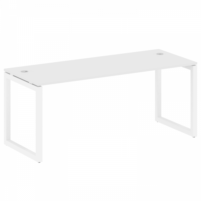 Metal System Quattro Стол письменный на О-образном м/к 50БО.СП-5 Белый/Металл Белый 1800*720*750