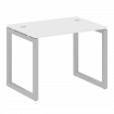 Metal System Quattro Стол письменный на О-образном м/к 50БО.СП-1 Белый/Металл Серый 1000*720*750