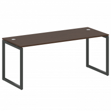 Metal System Quattro Стол письменный на О-образном м/к 40БО.СП-5 Венге Цаво/Металл Антрацит 1800*720