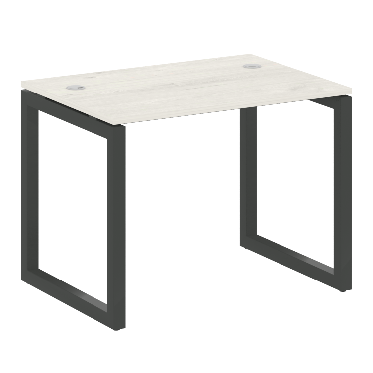 Metal System Quattro Стол письменный на О-образном м/к 50БО.СП-1 Дуб Наварра/Металл Антрацит 1000*72