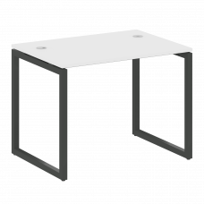 Metal System Quattro Стол письменный на О-образном м/к 40БО.СП-1 Белый/Металл Антрацит 1000*720*750