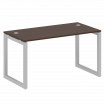 Metal System Quattro Стол письменный на О-образном м/к 50БО.СП-3 Венге Цаво/Металл Серый 1400*720*75