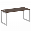 Metal System Quattro Стол письменный на О-образном м/к 50БО.СП-4 Венге Цаво/Металл Серый 1600*720*75