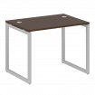 Metal System Quattro Стол письменный на О-образном м/к 40БО.СП-1 Венге Цаво/Металл Серый 1000*720*75