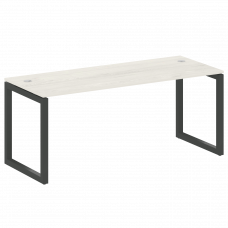 Metal System Quattro Стол письменный на О-образном м/к 50БО.СП-5 Дуб Наварра/Металл Антрацит 1800*72