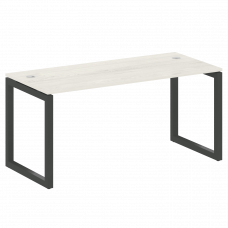 Metal System Quattro Стол письменный на О-образном м/к 50БО.СП-4 Дуб Наварра/Металл Антрацит 1600*72