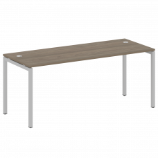 Metal System Quattro Стол письменный на П-образном м/к 40БП.СП-5 Вяз Благородный/Металл Серый 1800*7