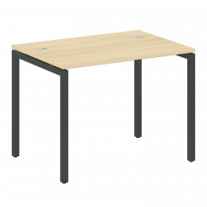 Metal System Quattro Стол письменный на П-образном м/к 40БП.СП-1 Акация Лорка/Металл Антрацит 1000*7