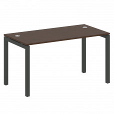 Metal System Quattro Стол письменный на П-образном м/к 50БП.СП-3 Венге Цаво/Металл Антрацит 1400*720