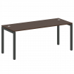 Metal System Quattro Стол письменный на П-образном м/к 50БП.СП-5 Венге Цаво/Металл Антрацит 1800*720