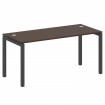 Metal System Quattro Стол письменный на П-образном м/к 50БП.СП-4 Венге Цаво/Металл Антрацит 1600*720