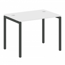 Metal System Quattro Стол письменный на П-образном м/к 40БП.СП-1 Белый/Металл Антрацит 1000*720*750