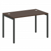 Metal System Quattro Стол письменный на П-образном м/к 40БП.СП-2 Венге Цаво/Металл Антрацит 1200*720