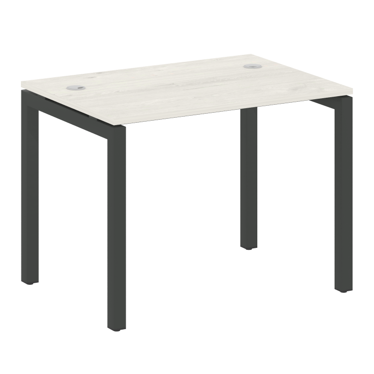 Metal System Quattro Стол письменный на П-образном м/к 50БП.СП-1 Дуб Наварра/Металл Антрацит 1000*72