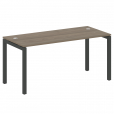 Metal System Quattro Стол письменный на П-образном м/к 50БП.СП-4 Вяз Благородный/Металл Антрацит 160