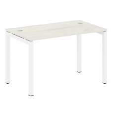 Metal System Quattro Стол письменный на П-образном м/к 50БП.СП-2 Дуб Наварра/Металл Белый 1200*720*7