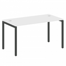 Metal System Quattro Стол письменный на П-образном м/к 40БП.СП-3 Белый/Металл Антрацит 1400*720*750
