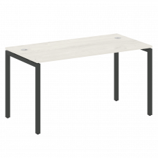 Metal System Quattro Стол письменный на П-образном м/к 40БП.СП-3 Дуб Наварра/Металл Антрацит 1400*72