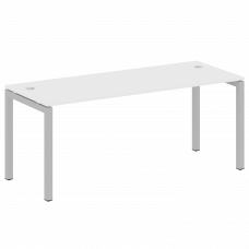Metal System Quattro Стол письменный на П-образном м/к 50БП.СП-5 Белый/Металл Серый 1800*720*750