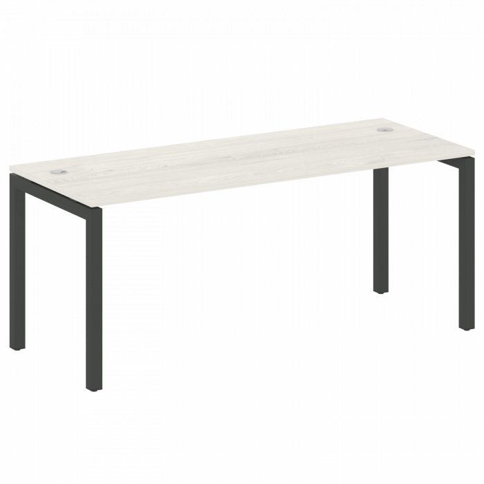 Метал Систем Куатро Стол письменный на П-образном м/к 50БП.СП-5 Дуб Наварра/Металл Антрацит 1800*720