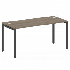 Metal System Quattro Стол письменный на П-образном м/к 40БП.СП-4 Вяз Благородный/Металл Антрацит 160