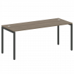 Metal System Quattro Стол письменный на П-образном м/к 40БП.СП-5 Вяз Благородный/Металл Антрацит 180