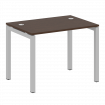 Metal System Quattro Стол письменный на П-образном м/к 50БП.СП-1 Венге Цаво/Металл Серый 1000*720*75